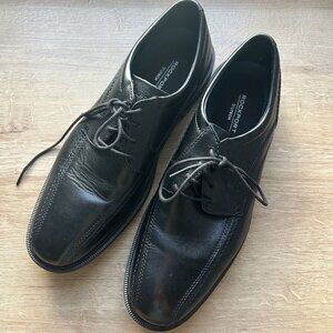 Rockport Black Leather TruTech Bicycle Dress Shoes Oxfords Men's Size 11M